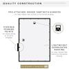 imageMCS Trendsetter 16x24 Poster Frame Black HighGloss Vertical ampamp Horizontal Wall Hanging Large Picture Frame for Photos Posters ampamp Art Prints 1Pack20 x 30 in