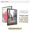 imageMCS Trendsetter 16x24 Poster Frame Black HighGloss Vertical ampamp Horizontal Wall Hanging Large Picture Frame for Photos Posters ampamp Art Prints 1Pack16 x 20 in