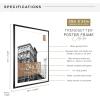imageMCS Trendsetter 16x24 Poster Frame Black HighGloss Vertical ampamp Horizontal Wall Hanging Large Picture Frame for Photos Posters ampamp Art Prints 1PackTrendsetter  24x30 matted to 28x34