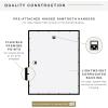 imageMCS Trendsetter 16x24 Poster Frame Black HighGloss Vertical ampamp Horizontal Wall Hanging Large Picture Frame for Photos Posters ampamp Art Prints 1Pack22 x 28 in