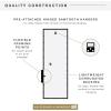imageMCS Trendsetter 16x24 Poster Frame Black HighGloss Vertical ampamp Horizontal Wall Hanging Large Picture Frame for Photos Posters ampamp Art Prints 1Pack135 x 40 in