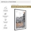 imageMCS Trendsetter 16x24 Poster Frame Black HighGloss Vertical ampamp Horizontal Wall Hanging Large Picture Frame for Photos Posters ampamp Art Prints 1PackEverline  24x36 matted to 28x40