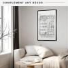 imageMCS Trendsetter 16x24 Poster Frame Black HighGloss Vertical ampamp Horizontal Wall Hanging Large Picture Frame for Photos Posters ampamp Art Prints 1PackTrendsetter  27x40