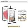 imageMCS Trendsetter 16x24 Poster Frame Black HighGloss Vertical ampamp Horizontal Wall Hanging Large Picture Frame for Photos Posters ampamp Art Prints 1PackTrendsetter  13x19 matted to 17x23