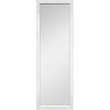 imageMCS 214x634 Thin Gallery Wall Floor Length Mirror Silver Vertical ampamp Horizontal Wall Hanging Large Mirror for Bathroom ampamp BedroomWhite Woodgrain
