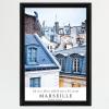 imageMCS Black Marseille Poster Frame 16x24 Inch 16 x 2424 x 36 in