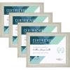 imageMCS Gallery Document Frame Set Certificate Frames Fit 85 x 11 Diplomas Documents ampamp Certificates Gray Woodgrain 4Pack