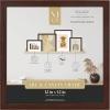 imageMCS Gallery Wooden Frame for Canvas Art Boards Photos and more Walnut 12x12 Inch