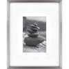 imageMCS Master ampamp Co Foundry Metal Gallery Wall Frame Dark Silver 8 x 10 in matted to 4 x 6 inDark Silver