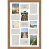 imageMCS Museum Poster Frame Medium Oak 20 x 30 in Collage Single