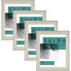 imageMCS Studio Gallery 8x10 Picture Frame Gray Woodgrain Vertical ampamp Horizontal Wall Hanging ampamp Easel for Tabletop Display Rectangle Photo Frame for Photos Posters ampamp Art Prints 4Pack