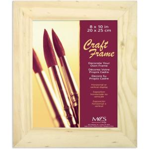 imageMCS 8x10 Inch Unfinished Pine Craft Frame 58101