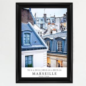 imageMCS Black Marseille Poster Frame 16x20 Inch 16 X 2016 x 24 in