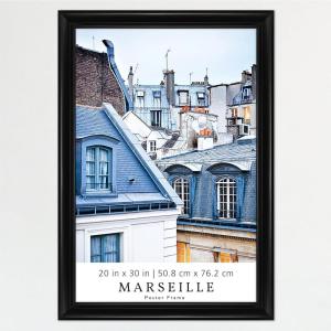 imageMCS Black Marseille Poster Frame 16x20 Inch 16 X 2020 x 30 in