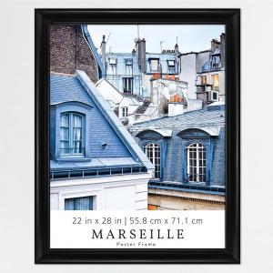imageMCS Black Marseille Poster Frame 16x20 Inch 16 X 2022 x 28 in