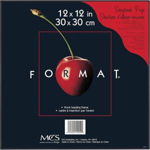 imageMCS Format Frame Black 12 x 12 in Single