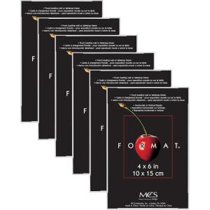 imageMCS Format Picture Frames Gallery Wall Frames White 4 x 6 6Pack