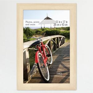 imageMCS Museum Poster Frame 18x24 Medium Oak Woodgrain Vertical ampamp Horizontal Wall Hanging Large Picture Frame for Photos Posters ampamp Art Prints 1PackNatural Woodgrain