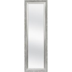imageMCS OvertheDoor Mirror 12x48 Inch Glass White Wood Grain Finish with SilverTrim 17x53 Inch Overall SizeRustic Gray