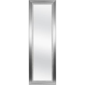 imageMCS OvertheDoor Mirror 12x48 Inch Glass White Wood Grain Finish with SilverTrim 17x53 Inch Overall SizeSilver