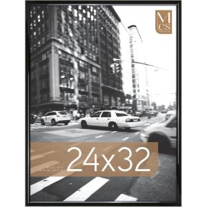imageMCS Trendsetter 16x24 Poster Frame Black HighGloss Vertical ampamp Horizontal Wall Hanging Large Picture Frame for Photos Posters ampamp Art Prints 1Pack24 x 32 in