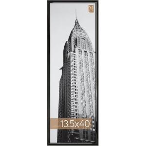 imageMCS Trendsetter 16x24 Poster Frame Black HighGloss Vertical ampamp Horizontal Wall Hanging Large Picture Frame for Photos Posters ampamp Art Prints 1Pack135 x 40 in