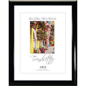 imageMCS Trendsetter 16x24 Poster Frame Black HighGloss Vertical ampamp Horizontal Wall Hanging Large Picture Frame for Photos Posters ampamp Art Prints 1PackTrendsetter  8x10