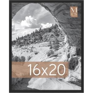 imageMCS Trendsetter 16x24 Poster Frame Black HighGloss Vertical ampamp Horizontal Wall Hanging Large Picture Frame for Photos Posters ampamp Art Prints 1PackEverline  16x20