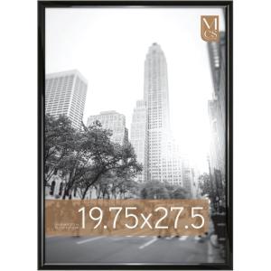 imageMCS Trendsetter 16x24 Poster Frame Black HighGloss Vertical ampamp Horizontal Wall Hanging Large Picture Frame for Photos Posters ampamp Art Prints 1PackTrendsetter  1975x275