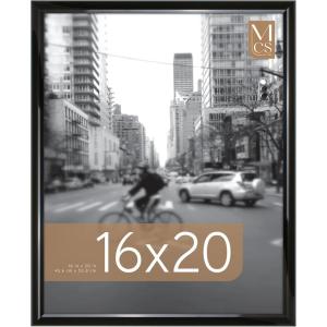 imageMCS Trendsetter 16x24 Poster Frame Black HighGloss Vertical ampamp Horizontal Wall Hanging Large Picture Frame for Photos Posters ampamp Art Prints 1Pack16 x 20 in