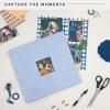 image12x12 Fabric Scrapbook Blue Fog