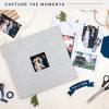 image12x12 Fabric Scrapbook Gray