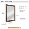 imageMCS 302x402 Large Wall Mirror Bronze Mirror with Beaded Detail Vertical ampamp Horizontal Wall Hanging Mirror for Bathroom Bedroom ampamp LivingroomBronze