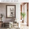 imageMCS 302x402 Large Wall Mirror Bronze Mirror with Beaded Detail Vertical ampamp Horizontal Wall Hanging Mirror for Bathroom Bedroom ampamp LivingroomBronze