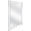 imageMCS 302x402 Large Wall Mirror Bronze Mirror with Beaded Detail Vertical ampamp Horizontal Wall Hanging Mirror for Bathroom Bedroom ampamp LivingroomWhite