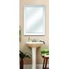 imageMCS 302x402 Large Wall Mirror Bronze Mirror with Beaded Detail Vertical ampamp Horizontal Wall Hanging Mirror for Bathroom Bedroom ampamp LivingroomWhite