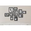 imageMCS 4x6 Inch Regency Wood Frame Black Washed Woodgrain 45961Regency 10 pc frame set