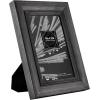 imageMCS 4x6 Inch Regency Wood Frame Black Washed Woodgrain 45961Regency 9 pc frame set