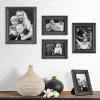 imageMCS 4x6 Inch Regency Wood Frame Black Washed Woodgrain 45961Regency 9 pc frame set