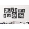imageMCS 4x6 Inch Regency Wood Frame Black Washed Woodgrain 45961Regency 9 pc frame set