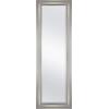 imageMCS 68881 Stockholm Cheval Mirror White Woodgrain 195x595 Inch Overall SizeSilver