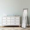 imageMCS 68883 Stockholm Cheval Mirror Silver 195x595 Inch Overall SizeSilver