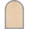 imageMCS Countryside Arched Windowpane Wall Gray 24x36 Inch Overall Size MirrorGrey