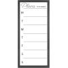 imageMCS Dry Erase Calander 30x30 Walnut Framed Monthly Calendar for the Wall Stay Organized with Family Planner for Appointments Sports Events ampamp MoreBlack