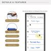 imageMCS Dry Erase Calander 30x30 Walnut Framed Monthly Calendar for the Wall Stay Organized with Family Planner for Appointments Sports Events ampamp MoreBlack