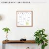 imageMCS Dry Erase Weekly Planner 11x24 Natural Framed Calander Whiteboard for Wall Plan Your Week with Family Weekly Planner for Dinners Sports Events ampamp MoreWalnut