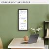imageMCS Dry Erase Weekly Planner 11x24 Natural Framed Calander Whiteboard for Wall Plan Your Week with Family Weekly Planner for Dinners Sports Events ampamp MoreBlack