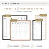 imageMCS Dry Erase Weekly Planner 11x24 Natural Framed Calander Whiteboard for Wall Plan Your Week with Family Weekly Planner for Dinners Sports Events ampamp MoreNatural