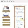 imageMCS Dry Erase Weekly Planner 11x24 Natural Framed Calander Whiteboard for Wall Plan Your Week with Family Weekly Planner for Dinners Sports Events ampamp MoreWalnut