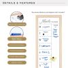 imageMCS Dry Erase Weekly Planner 11x24 Natural Framed Calander Whiteboard for Wall Plan Your Week with Family Weekly Planner for Dinners Sports Events ampamp MoreNatural